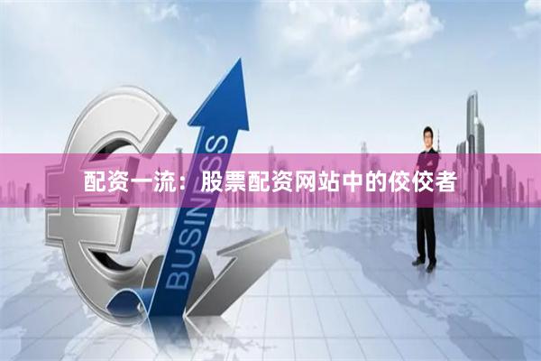 配资一流：股票配资网站中的佼佼者